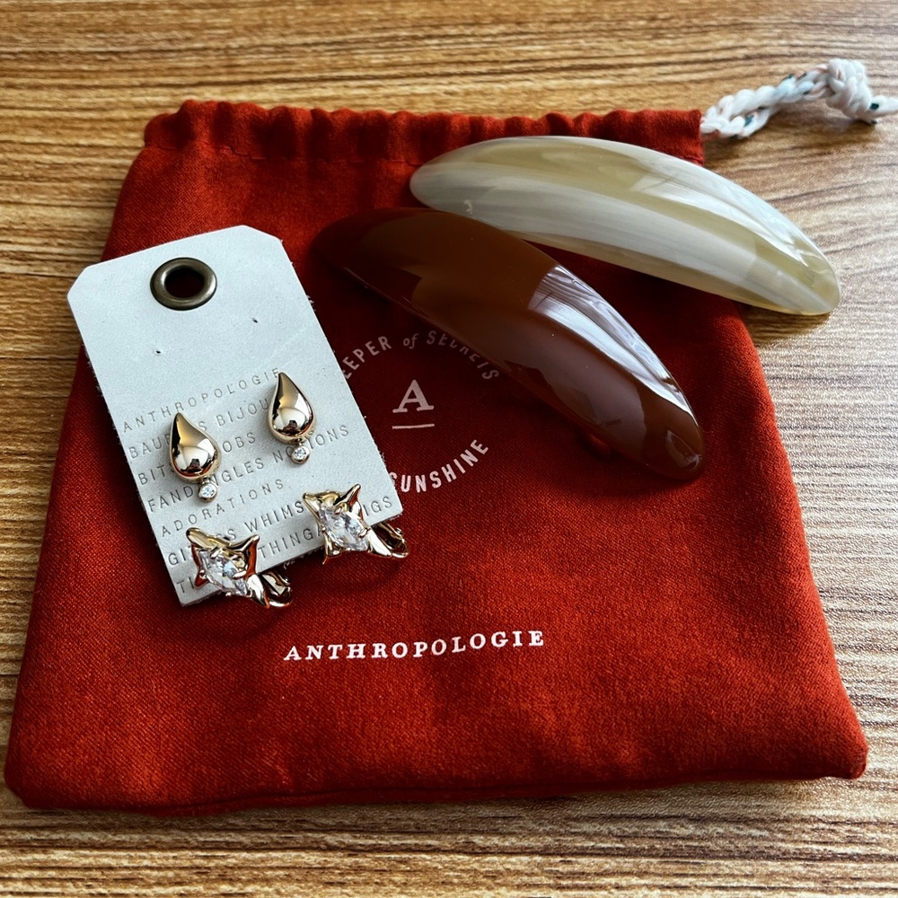 Anthropologie Accessories - hair clips, earrings